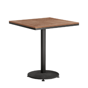 하이퍼스 HFT-5734 크로스 알루미늄 사각 테이블 야외용 테라스 카페